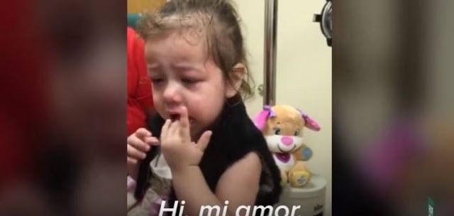 Μόνο συγκίνηση: Τυφλό κοριτσάκι βλέπει την μητέρα του για πρώτη φορά μετά από 2 χρόνια! (Βίντεο)